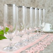 Resim Aryıldız Rona Flut 6’lı Kahve Yanı Su Bardağı Platin 170 ml 