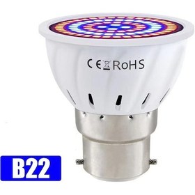 Resim Jms E27/b22/mr16/e14/gu10 Hidroponik 220 V Bitki Çiçek Fide Fitolamp Seçenekler: B22 48leds 220v 