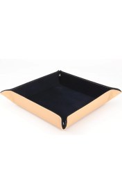 Resim Onywatch Gerçek Deri Vale Tepsi Set Valet Tray Saat Saklama Kutusu Çoklu 