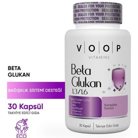Resim Voop Beta Glukan 13/16 Kara Mürver Vitamin C Çinko 30 Kapsül 
