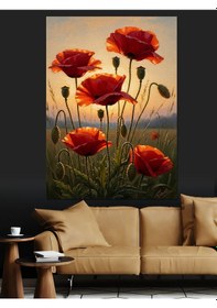 Resim Ahşap Tablo Vazoda Beyaz Ve Siyah Güller 