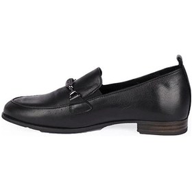 Resim Mammamia D24ya-3470 Kadın Deri Loafer Ayakkabı D24YA-3470-R7307 Siyah 