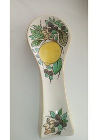 Resim El Yapımı Tezgah Üzeri Çini Kaşıklık 
