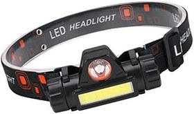 Resim SM SunniMix 300 Lümen USB şarj edilebilir LED kafa lambası, ayarlanabilir alın lambası, güçlü dış mekan flaşı 