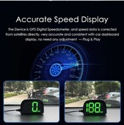 Resim Bosphorusboutique02 Araba Gps Hız Ölçer, Dijital Ekran, Ara Yeşil, Araba Konum Sistemi Hız Göstergesi Yeşil 
