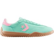 Resim Converse Run Star Traıner Suede Kadın Spor Ayakkabı Yeşil 