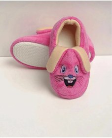 Resim Genel Markalar Fuşya Kaydırmaz Taban Tavşan Figürlü Ev Okul Çocuk/Bebek Pandufu 