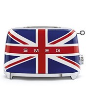 Resim Smeg TSF01UJEU 2x2 İngiliz Bayraklı Ekmek Kızartma Makinesi 