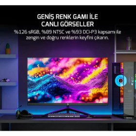 Resim Gamepower Sonic T80 27" 0.5 Ms 2k IPS 180 Hz Oyuncu Monitörü + Oyuncu Mouse Hediye 