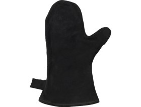 Resim Hayuu Iki Parmak Eldiven Bbq Fırın Şömine Kazan Isı Yalıtımlı Barbekü Eldiven Açık (Yurt Dışından) 