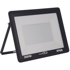 Resim Forlife 200 Watt Slim Kasa Led Projektör Beyaz Işık 