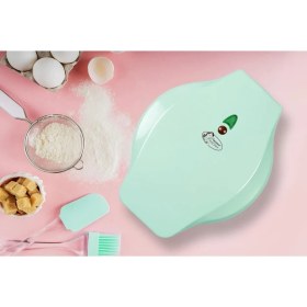 Resim Kurabiye ve Waffle Makinesi,yapışmaz Kaplama, 700W, Eğlenceli Dinozor Deseni 