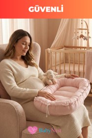 Resim Bebek Pembesi Premium Yenidoğan Bebek Destek Minderi – Ergonomik, Anti-Alerjik, Ultra Yumuşak Bebek Uyku ve Dinlenme Yatağı 