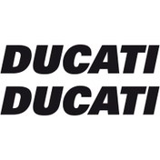 Resim Ogec Worx Ducati Yazılı Renkli Sticker Etiket Modeli 