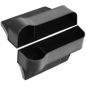 Resim Shineyee Çiftli Araç Organizatörü Pu Çanta Yüksek Kapasiteli Saklama Çözümü Siyah 