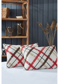 Resim Komfort Home Baskılı Pamuklu Silikon Yastık 50 x 70 Cm 2 Adet N11.1007 