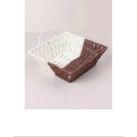 Resim Kare Hasırlı Ekmek Sepeti -8805 