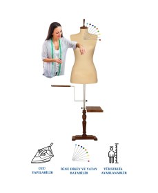 Resim 38 Beden Iğne Batabilen Terzi Prova Mankeni Po-01 
