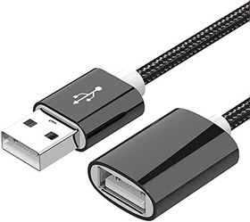 Resim Microcase Yüksek Hızlı USB 2.0 Örgülü Uzatma Kablosu - 150 cm AL2862 