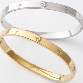 Resim 1 Adet Sunmark Paslanmaz Çelik Taşlı Kadın Bileklik, Günlük Kullanım ve Özel Günler İçin Şık ve Zarif Takı Hediyesi 