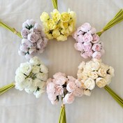 Resim 27 Başlıklı Gerçekçi Çay Gülü Yapay Çiçekler - Düğünler, Nişanlar & Ev Dekoru için Mükemmel | Vazo Dahil Değil 