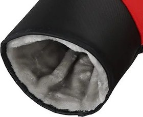 Resim Motosiklet gidon eldiveni, su geçirmez, rüzgar geçirmez, motosiklet gidonu, pelüş, motosiklet eldiveni, bisiklet, soğuğa dayanıklı, kalınlaştırılmış manşet, gidon manşeti, bisiklet sporu, scooter 