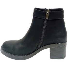 Resim Erbay 612 Yağlı Deri Trend Fashion Kadın Bot Siyah 