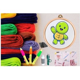 Resim Punch Seti Nakış Seti Kasnaklı Kendin Yap Seti Seri 123 