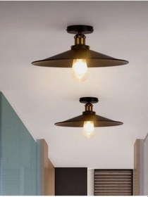 Resim Mylights Rustik 40 Cm Tavan Avize Aratür Plofonyer Tek Fiyatıd 