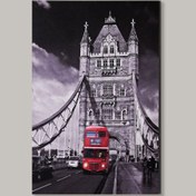 Resim Q-Art Dekoratif London Bridge Kanvas Tablo - 60x90 cm 
