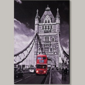 Resim Q-Art Dekoratif London Bridge Kanvas Tablo - 60x90 cm 