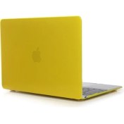 Resim Arabulalaca Apple MACBOOK Pro Retina 13.3 A1502 A1425 Hardcase Kapak Kılıf - Sarı 