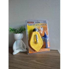 Resim Toolux Çırpı Ipi Seti 2 Parça - Toz Boya ve Çırpı Ipi | Profesyonel Işaretleme Seti | Çizim Ipi 