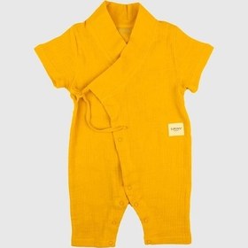 Resim Totzee Uzun Kimono Tulum Sonbahar Sarısı Sarı 