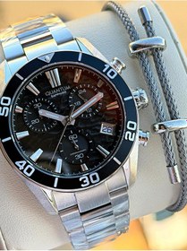 Resim Quantum Sapphire Cam İtalyan Bileklikli 10 Atm Suya Dayanıklı 2 Yıl Garantili Erkek Kol Saati 99.350 Gümüş 