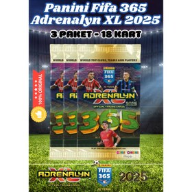 Resim Panini FIFA 365 Adrenalyn XL 2025 Oyuncu Kartı - Futbolcu Kartları - Trading Oyuncu Kartı - 3 Paket 