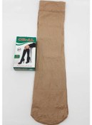 Resim Oral Diz Altı 6 Adet Vizon Renk Kalın Çorap 001 