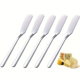 Resim 2/5/8 adet Paslanmaz Çelik Tereyağı Bıçağı, Peynir Yayıcı, Kahvaltı Bıçağı, Ev Metal Konserve Kazıyıcı, Mutfak Tereyağı Kazıyıcı, Çok Fonksiyonlu Krem Kazıyıcı, Mutfak Aletleri, Mutfak Malzemeleri, Okula Dönüş Malzemeleri 