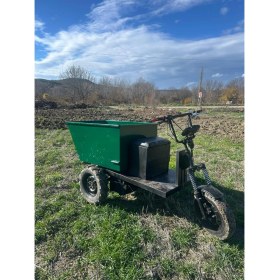 Resim Güçlü Yüksek Kaliteliyerli Üretim 500KG Yüktaşıma Kapasiteli Elektrikli El Arabası 