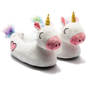 Resim Twigy Pink Corn Kadın Hayvanlı Panduf Beyaz 36/41 