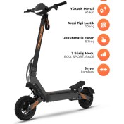 Resim Pirantech Yadea G10 Elektrikli Scooter 800W-1200W Güç – 50KM Menzil, Dokunmatik Ekran, Çift Süspansiyon 