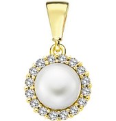 Resim Altın Klasik İnci Taşlı Kolye Ucu As1860ukl Altınsepeti 