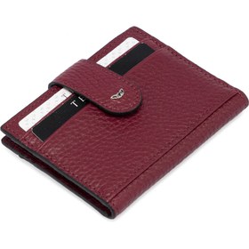 Resim Bordo Deri Erkek Kredi Kartlık - S1KK00001617-M71 