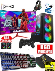 Resim DMC N152x (PUBG,GTA 5) I5 9400f (9.NESİL) 32gb,256gb Ssd,1tb Hdd,rx580,23.8 Masaüstü Oyuncu Bilgisayarı 