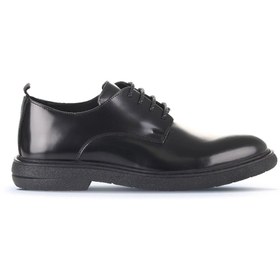 Resim Bueno Shoes Siyah Açma Deri Erkek Klasik Ayakkabı 07ma24094678 