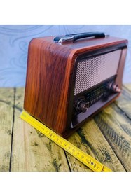 Resim mykhediyevesanatatölyesi Nostaljik Radyo Ev Ofis Hediyesi Büyük Boy 