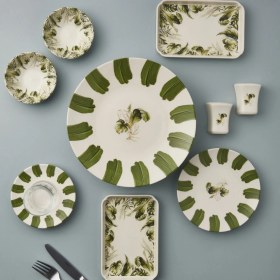 Resim Güral Porselen Camelia 30 Parça 6 Kişilik Bone Kahvaltı Takımı - 3000 