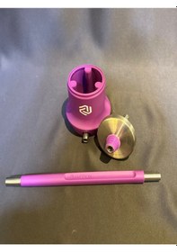 Resim Amotion Mor Mini Nargile Takımı 