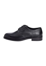 Resim Tommy Hilfiger Erkek Bağcıklı Derby Klasik Ayakkabı - Siyah Triple Black 