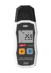 Resim Unı-t Ut 330th Usb Sıcaklık ve Nem Kaydedici Termometre Datalogge 